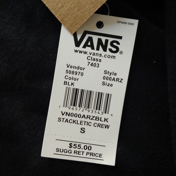 VANS NEW Stackletic Crewneck Sweatshirt - Picture 6 of 7